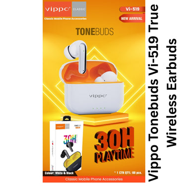 Vippo Tonebuds Vi-519 True Wireless Earbuds | Bluetooth 5.4 | 30H Playtime | OGdeal